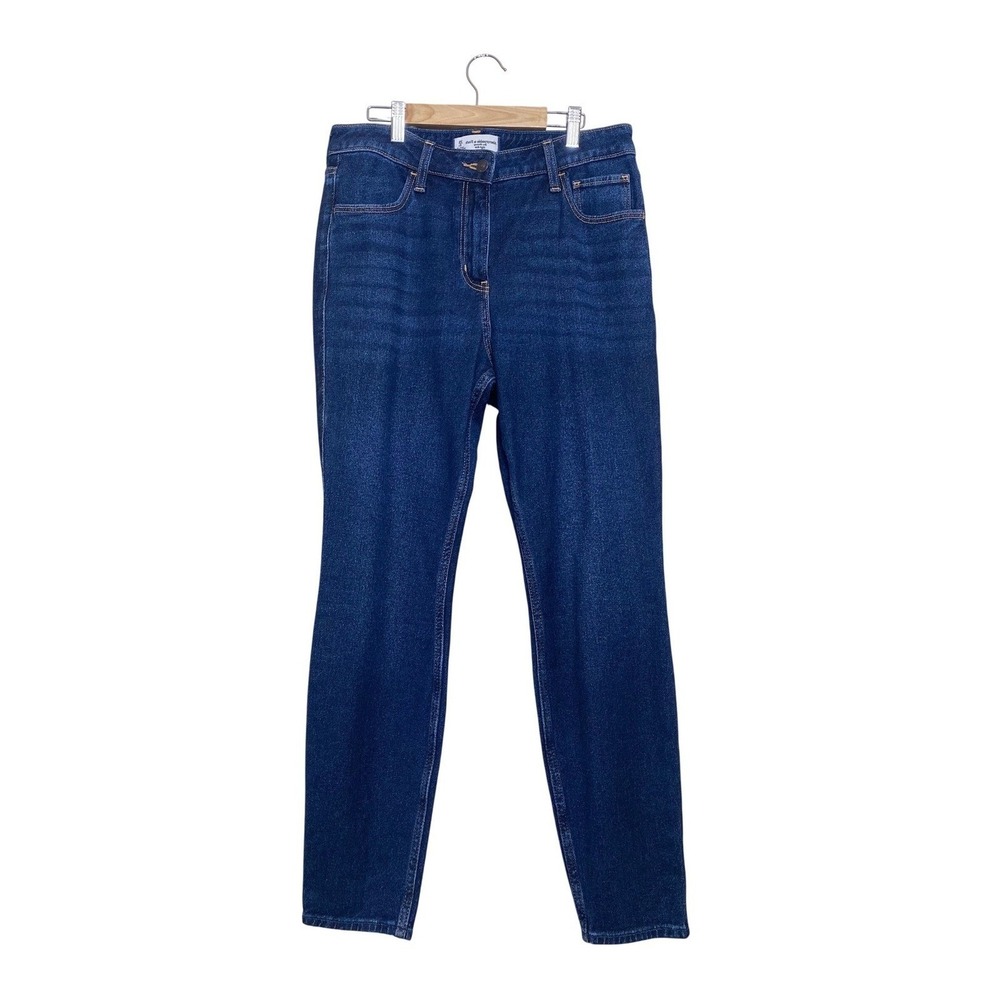 Abercrombie & Fitch The‎ Skinny High Rise Jeans Dark Wash Blue Denim Size 29 8R